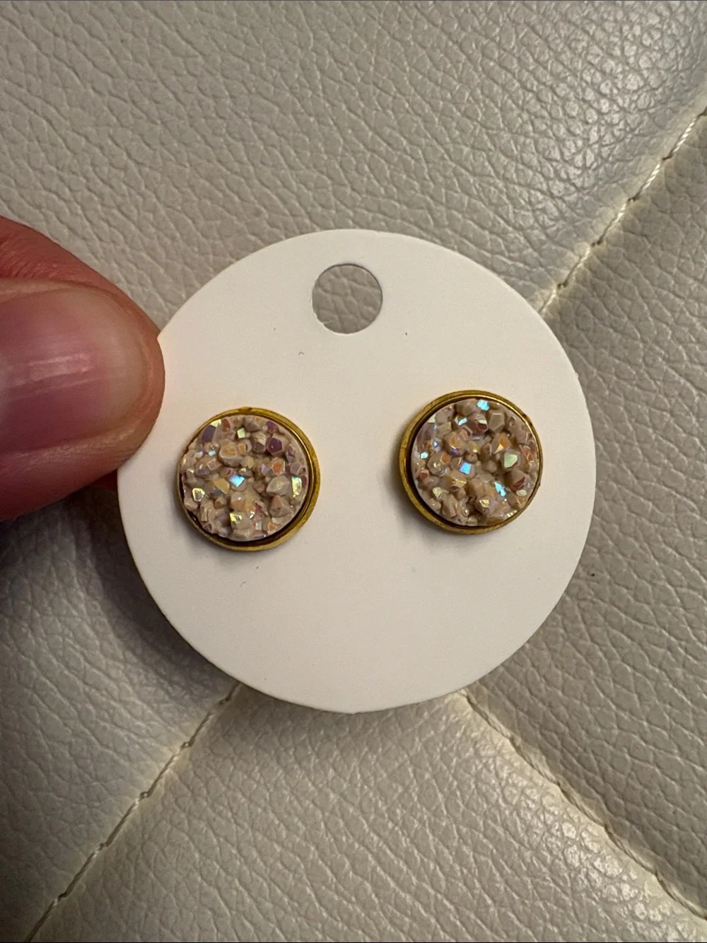 Lot of druzy earrings